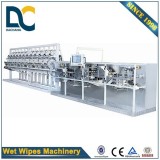 DCW-2700L+KGT-340B Full Automatic 30-120pcs Baby Wet Wipes Manufacturing And Packing Machine