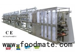 DCW-4800+KGT-340B Siemens Servo Control 30-120pcs Baby Wet Wipes Folding And Packing Machine, Wet Wi