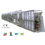 DCW-4800+KGT-340B Siemens Servo Control 30-120pcs Baby Wet Wipes Folding And Packing Machine, Wet Wi