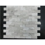 Haisa Gray Grey Marble Mosaic Basket Weave Designs Tile Inlay Fireplace Surround And Wall Tiles