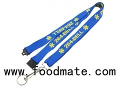 Single Custom Embroidered Lanyards For Id Cards