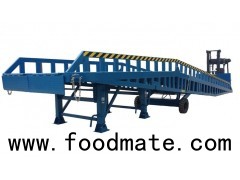 Mobile Hydraulic Dock Ramp For Container And Van Truck Loading And Unloading