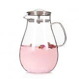 Borosilicate Glass Tall Water Jug Set