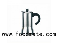 Personalized Stainless Steel Coffee Machine With Handle 4cup