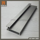 Aluminum Extrusion Cabinet Profile Brushed Surface For Kitchen