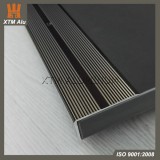 Aluminium Extrusion Stair Nose Edge Trim Profile Anodized Bronze for Step Decoration & Safety