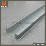 Aluminum Extrusion Kitchen Cabinet Profile Matt Silver for Kitchen