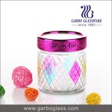 850ml Round Shape Glass Mason Jars With Colorful Plastic Lid And For Nuts Coffee Been Storage