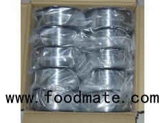 Galvanized stitching wire for book binding