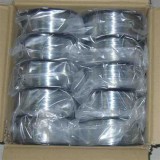 Galvanized stitching wire for book binding