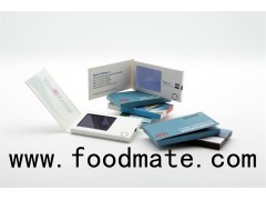Promotional TFT Screen 2.4 Inch Video Business Card With Built In Memory And Speaker