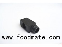 CNC Milling Aluminum Swivel Joint With Black Anodizing Finished