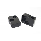 CNC Milling Aluminum Plunger Adaptor With Black Anodizing Finished