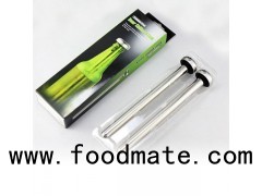 Bulk Stainless Steel Beer Accessories Cooling Stick 2pcs Chiller With Opener For Beverage Cooler Kit