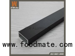 Aluminum Extrusion Square Profile Anodized Sand-blasting Powder-coating Thickness 0.8mm Or Above