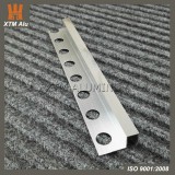 Aluminium Extrusion Tile Edge Trim Profile Square Polish Silver for Tile Edging