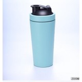 750ML BPA Free Single Wall Metal Stainless Steel 304 Outdoor Sport Fitness Protein Powder Shaker