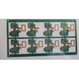 6 Layers Rigid Flex PCB with Gold Finger and Complext Outline