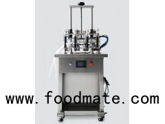 Four Heads Same Level PLC Control Sunction Perfume Filling Machine