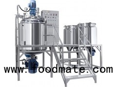 1000L Food Cosmetic Cream Fixed Inner And Outer Homogenizer Vacuum Mixer Blender