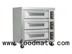 Stainless Steel Bread Maker Pizza Gas Oven For Bakery