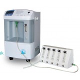 Pediatric 10 Liters Oxygen Concentrator With 5 Way Flow Splitter
