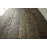Engineered Hickory Flooring Saw Marks