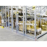 Mobile Industrial Rack Rolling Bulk Shelves For Warehouse Storage Space