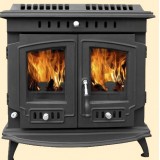 Customized Color Enamel Cast Iron Wood Log Burning American Style Double-door Model Villager Stove,