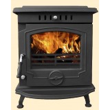 Enamel Mid-size Cast Iron Central Heating Wood Log Burning Stoves Wood Fireplace