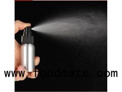 30ml 50ml 100ml Aluminium Spray Atomiser Bottle Refillable Empty Bottles Black Pump Atomizer For Cos