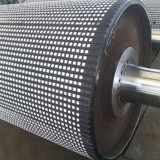 Coal Industry High Durable Flame Retardant Conveyor System Head Drum Ceramic Lagging