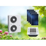 ACDC On Hybrid Grid Solar Air Conditioner Cassette For Home