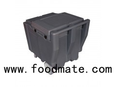 Plastic Ice Storage Wagon And Plastic Food Containers Adopts PE Overall Roto Mold Cooler Technology