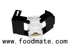 Cat 6A UTP Unshielded Keystone Jacks 90 Degree Or 180 Degree Punch Down