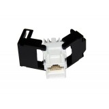 Cat 6A UTP Unshielded Keystone Jacks 90 Degree Or 180 Degree Punch Down