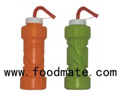 Cool Gear EZ Freeze Water Bottle / Handle Straw And Ice Pack