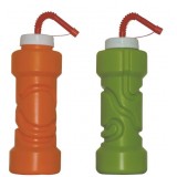 Cool Gear EZ Freeze Water Bottle / Handle Straw And Ice Pack