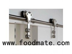 Heavy Duty Exterior Double Sliding Barn Door Tracks And Rollers Hardware