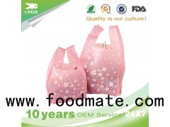 Custom Colored Thank You T Shirt Plastic Bags