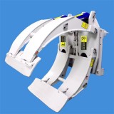 Forklift Attachments Paper Roll Clamp Sliding Arms Positioned Short Arm Roll Clamp Paper Mill Clamp