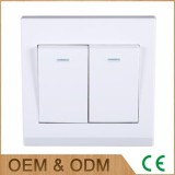 Factory 2 Gang 1 Or 2 Way Light Switch Wiring With Fruorescent Indicator