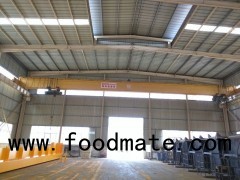 LDA Steel Structure Workshop Roof Traveling Single Girder Overhead Crane With Hoist Lifting Equipmen