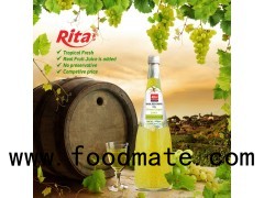 1000ml Glass Bottle Grape Flavor Basil Seed Juice Drink (https://rita.com.vn)