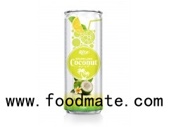 320m Alu Can Lemon & Mint Flavour Sparkling Coconut Water