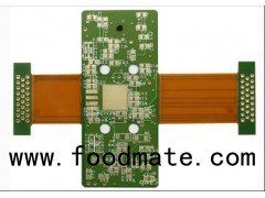 3 Layers Rigid Flex Immersion Sliver PCB And Plated Gold 30U"