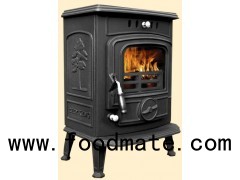 Small Cast Iron Room Wood Fireplace Heaters Color Enamel Stove