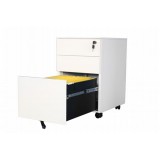 NON-K/D Three Drawer Siding Open Credenza