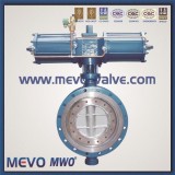 Pneumatic Triple Eccentric Mulit-Layer Butterfly Valve