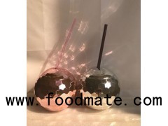 12oz Disco Ball Drinking Cup With Straw